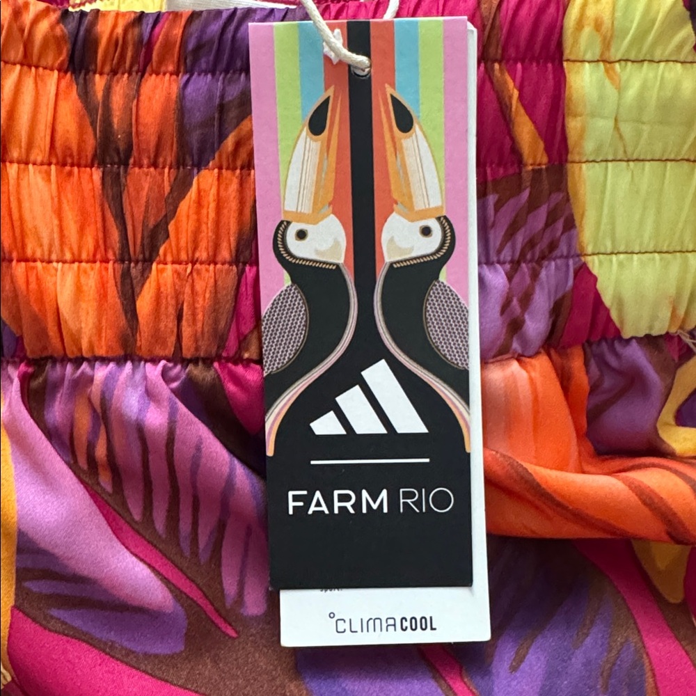 Adidas x Farm Rio Pacer Shorts Vibrant Athletic Shorts - Picture 8 of 9